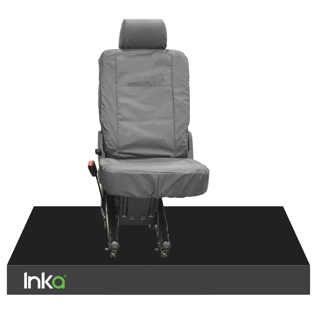 Volkswagen (VW) Transporter Fully Tailored Waterproof Rear Single Seat Cover 2004-2015 Right Hand Drive