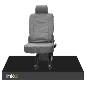INKA Tailored VolksWagen (VW) T6 Transporter Van Waterproof Rear Single (Behind Driver) Seat Covers [Choice of 2 Colours]