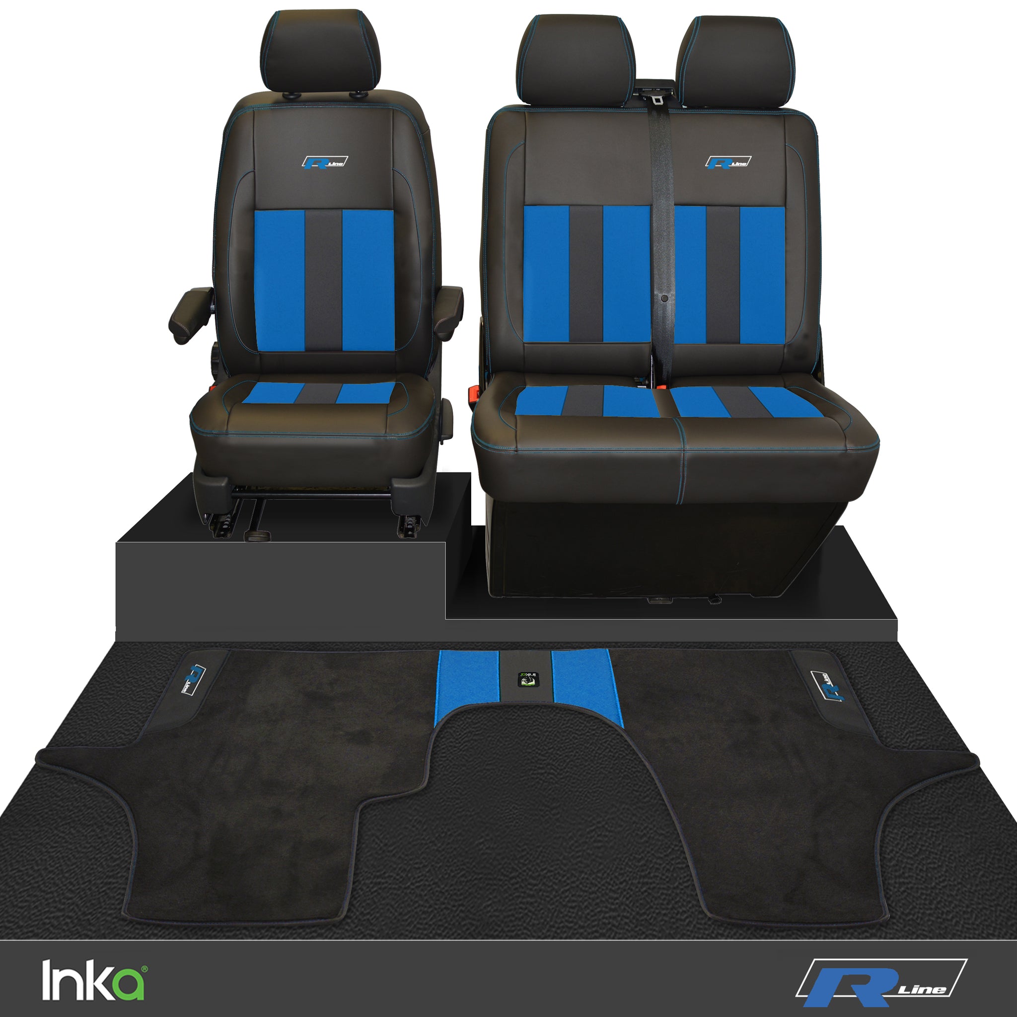 Matching seat covers deals and floor mats