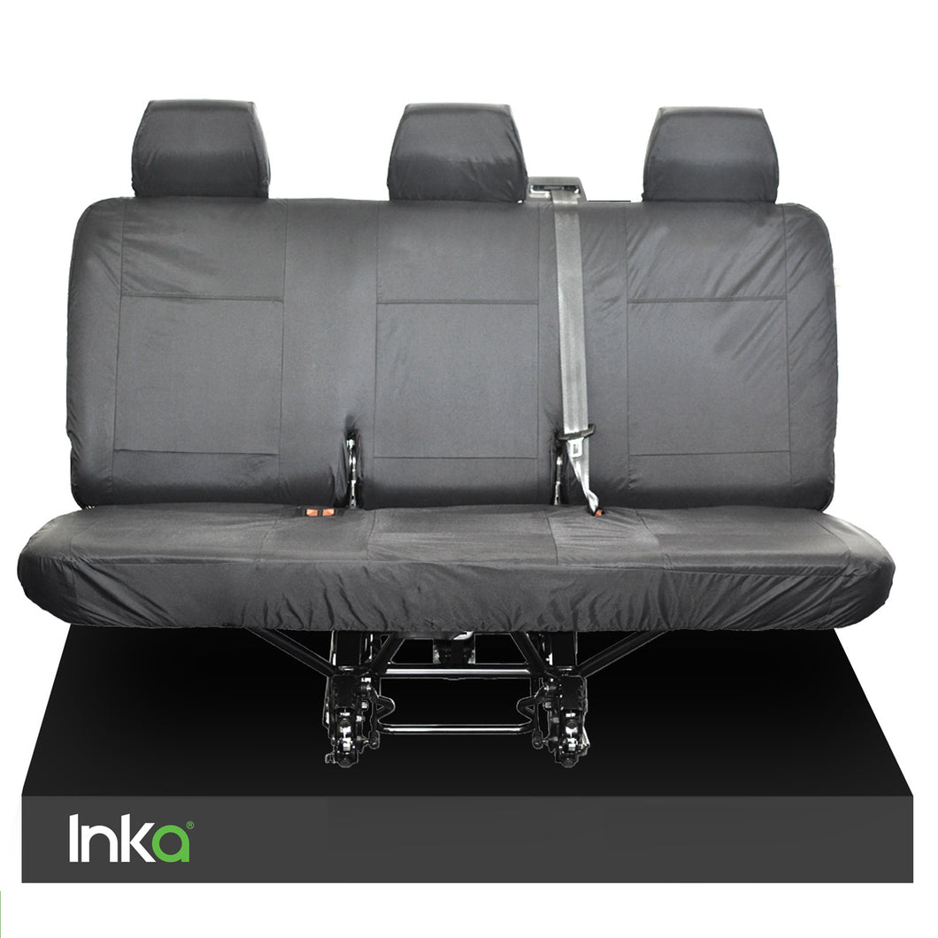 Volkswagen (VW) Transporter T5 Shuttle Fully Tailored Waterproof Rear Set Seat Covers 2009 Onwards Heavy Duty Right Hand Drive Grey