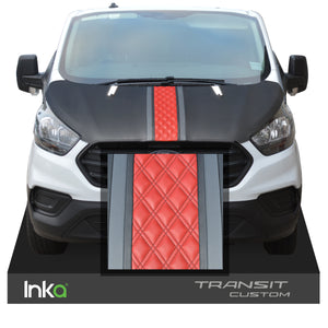 Ford Transit Custom Bentley Diamond Quilted Bonnet Cover Stone Chip Protector OEM ( Choice of 6 Colours )