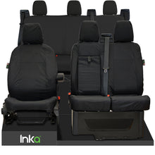 Load image into Gallery viewer, Ford Transit Custom Waterproof Front &amp; Rear Triple Seat Covers MY12-23 ( Choice of 2 Colours )

