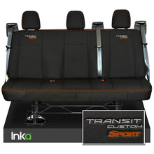 Load image into Gallery viewer, Ford Transit Custom Heavy Duty Rear Triple Seat Covers Genuine OEM MY 12-2023 [Choice Of 6 Colours]
