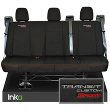 Load image into Gallery viewer, Ford Transit Custom Heavy Duty Rear Triple Seat Covers Genuine OEM MY 12-2023 [Choice Of 6 Colours]
