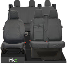 Load image into Gallery viewer, Ford Transit Custom Waterproof Front &amp; Rear Triple Seat Covers MY12-23 ( Choice of 2 Colours )
