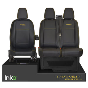 INKA Tailored Ford Transit Custom Front 1 2 Vinyl Leatherette