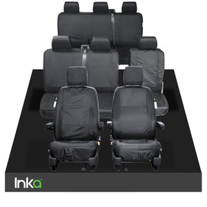 INKA VW Transporter T5.1 Shuttle Tailored 8 SEATER Waterproof Seat Covers 8 SEATER MY 2010 - 2016 [Choice of 2 colours]