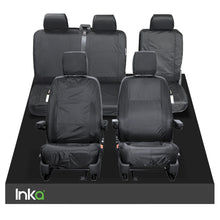 Load image into Gallery viewer, INKA Tailored VolksWagen (VW) T6 Transporter Van Waterproof Front 1+1 &amp; Rear 2+1 Seat Covers [Choice of 2 Colours]
