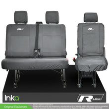 Load image into Gallery viewer, VW Transporter T6.1,T6,T5.1 Kombi Van Inka Rear 2+1 Waterproof Seat Covers Grey
