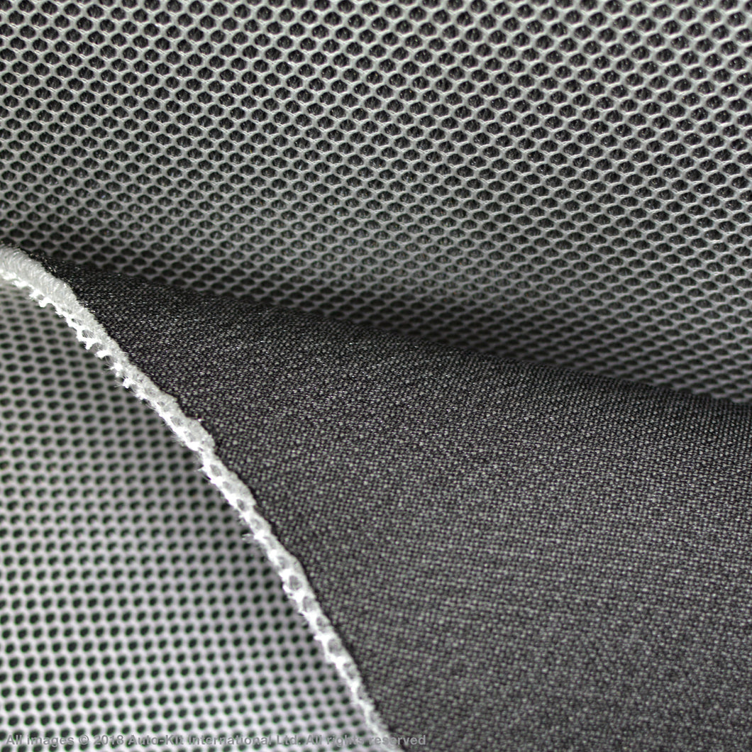 INKA Mesh Fabric 3D Spacer 6MM 150CM Campervan Cushioning Padding BLK/WHITE