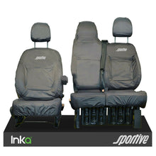 Load image into Gallery viewer, VAUXHALL VIVARO B X82 INKA FRONT TAILORED SEAT COVERS MODEL YEARS 2014-2018 &quot;SPORTIVE&quot; EMBROIDERY [Choice of 7 Colours]
