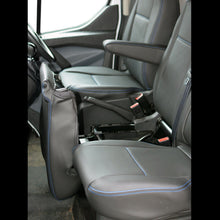Load image into Gallery viewer, Ford Transit Custom INKA Tailored Front Seat Covers Black OEM Vinyl Matt Leatherette  - MY 2012 onwards Without Embroidery [Choice of 7 Stitch colours]
