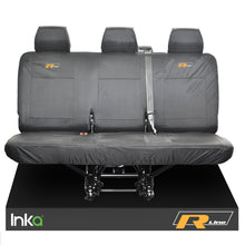Load image into Gallery viewer, VW Transporter R-Line T6 Shuttle Rear Triple Waterproof Seat Covers Grey
